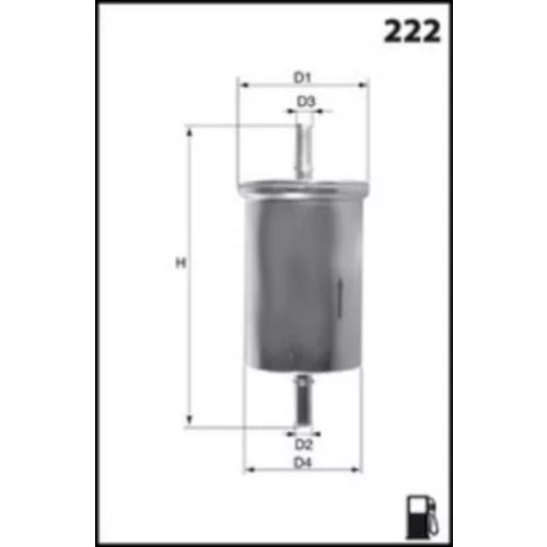 Palivový filter MISFAT E134 - obr. 1