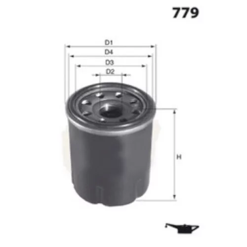 Olejový filter MISFAT Z141 - obr. 1