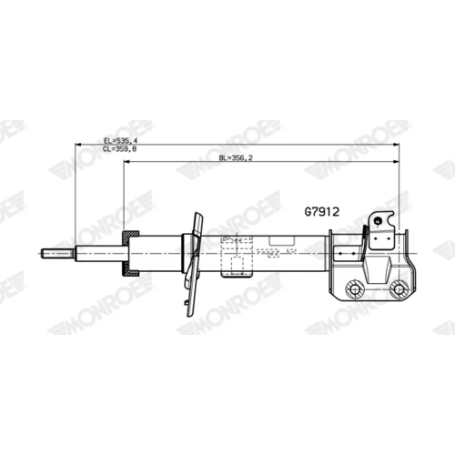 Tlmič pérovania MONROE G7912 - obr. 1