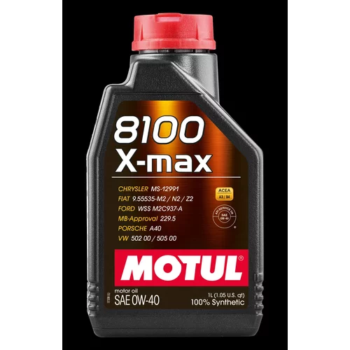 Motorový olej MOTUL 8100 X-max 0W-40 1L