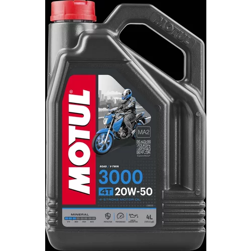 Motorový olej Motul 3000 4T 20W-50 4L - obr. 1