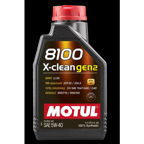 Motorový olej Motul 8100 X-CLEAN 5W-40 GEN2 1L