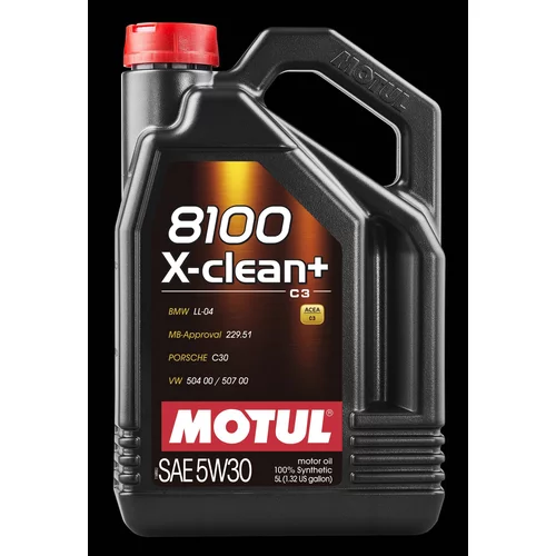 Motorový olej 8100 X-CLEAN+ 5W-30 5L /MOTUL/ - obr. 1