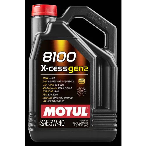 Motorový olej MOTUL 109776 5W-40 5L