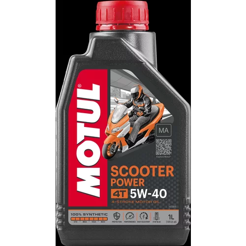 Motorový olej MOTUL Scooter Power 4T MA 5W-40 1L