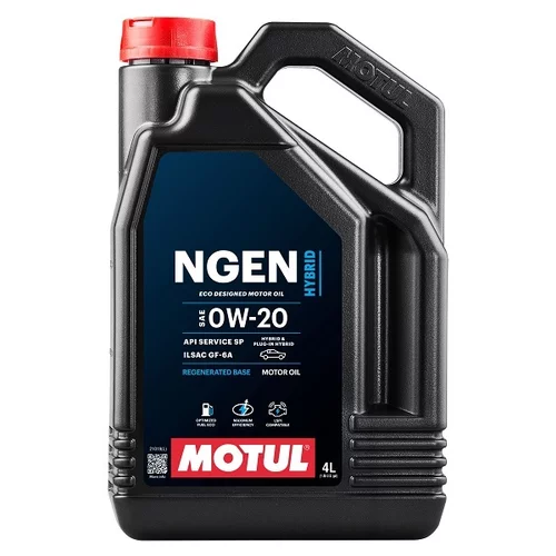 Motorový olej MOTUL NGEN Hybrid 0W-20 4L