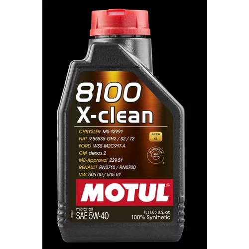 Motorový olej Motul 8100 X-CLEAN 5W-40 1L