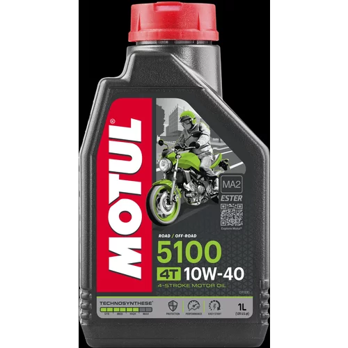 Motorový olej Motul 5100 4T 10W-40 1L