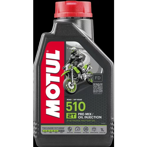 Motorový olej pre 2-taktné motory Motul 510 2T 1L