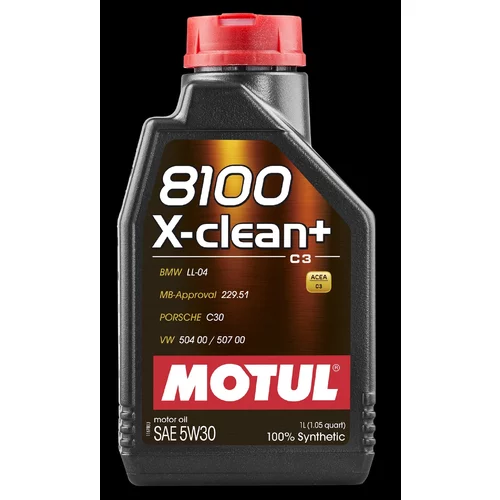 Motorový olej MOTUL 8100 X-CLEAN+ 5W-30 1L