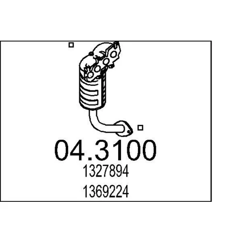 Katalyzátor MTS 04.3100