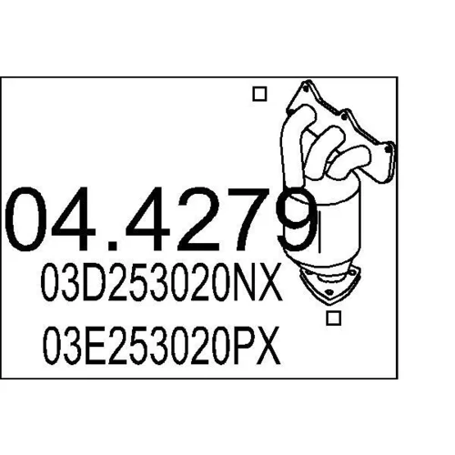 Katalyzátor MTS 04.4279