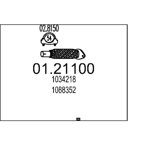 Výfukové potrubie MTS 01.21100