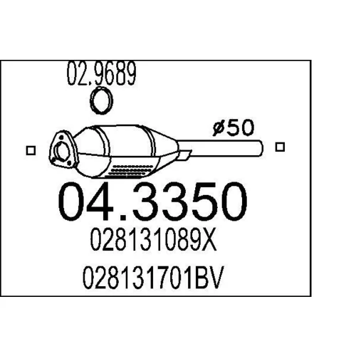 Katalyzátor MTS 04.3350