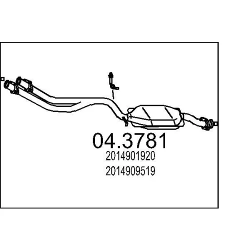 Katalyzátor MTS 04.3781