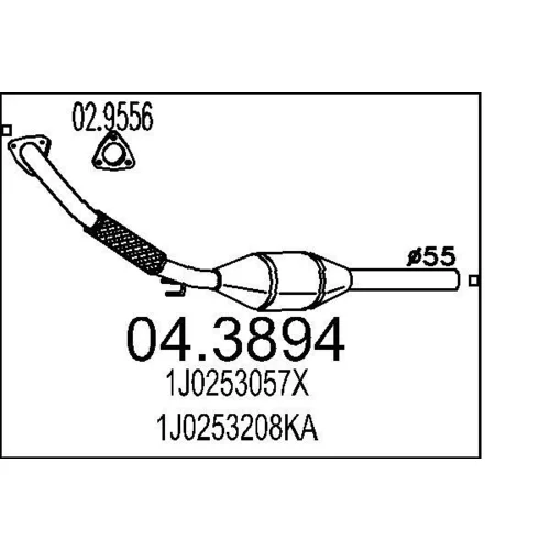 Katalyzátor MTS 04.3894