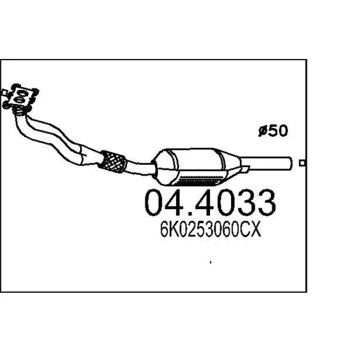 Katalyzátor MTS 04.4033