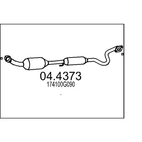 Katalyzátor MTS 04.4373