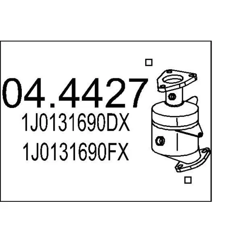 Katalyzátor MTS 04.4427