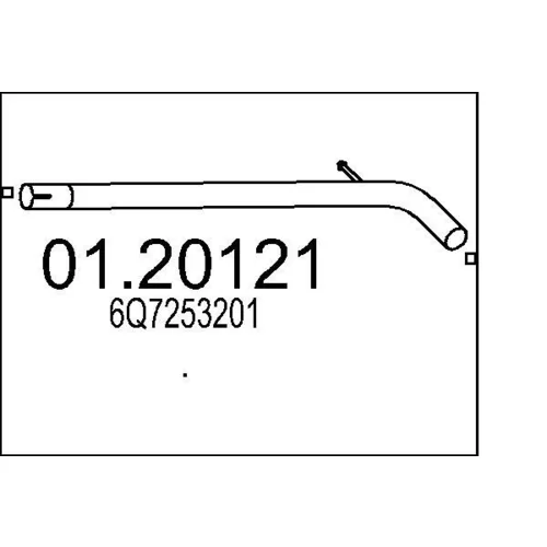 Výfukové potrubie MTS 01.20121