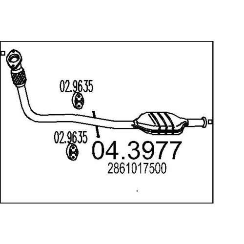 Katalyzátor MTS 04.3977