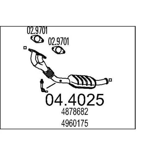 Katalyzátor MTS 04.4025