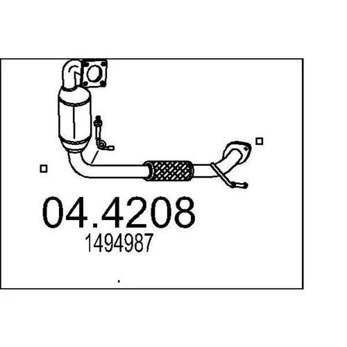 Katalyzátor MTS 04.4208