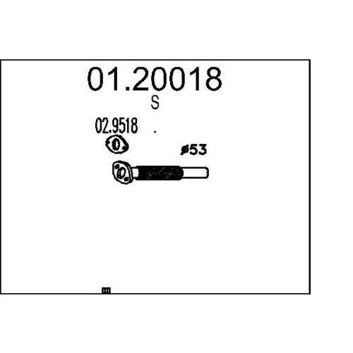 Výfukové potrubie MTS 01.20018