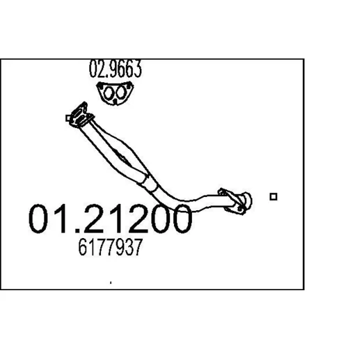 Výfukové potrubie MTS 01.21200