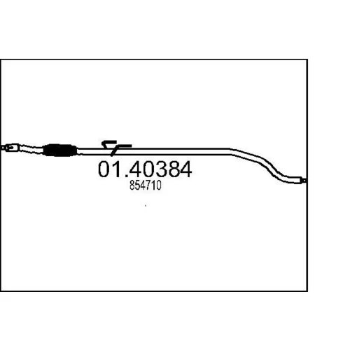 Výfukové potrubie MTS 01.40384