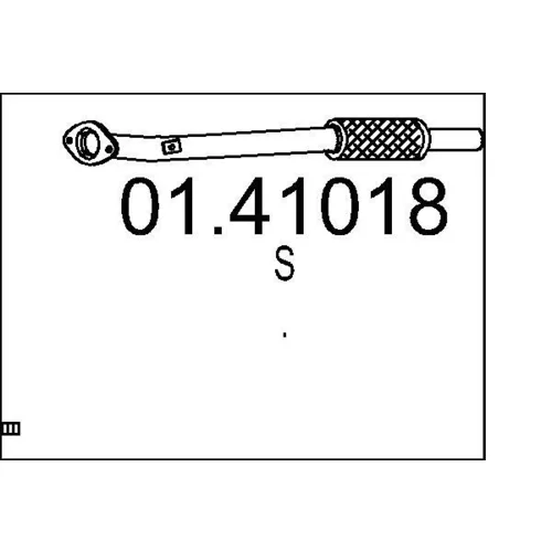Výfukové potrubie MTS 01.41018