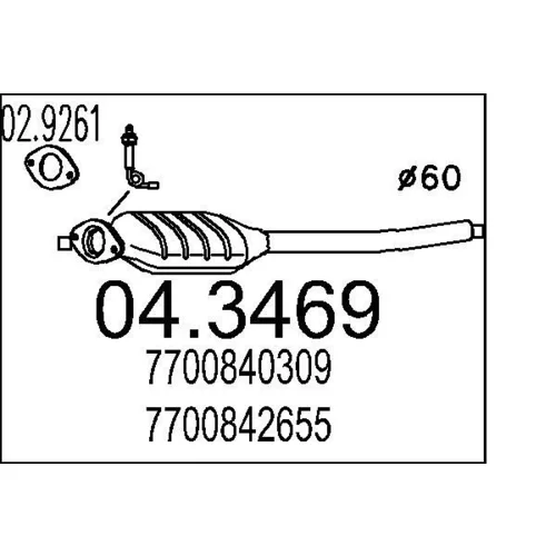 Katalyzátor MTS 04.3469