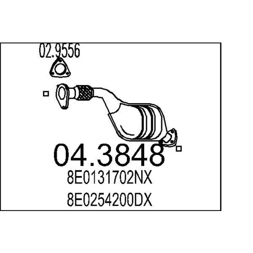 Katalyzátor MTS 04.3848