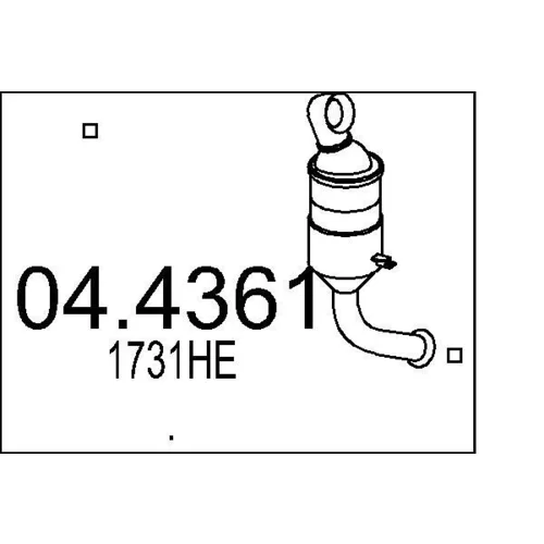 Katalyzátor MTS 04.4361