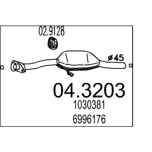 Katalyzátor MTS 04.3203