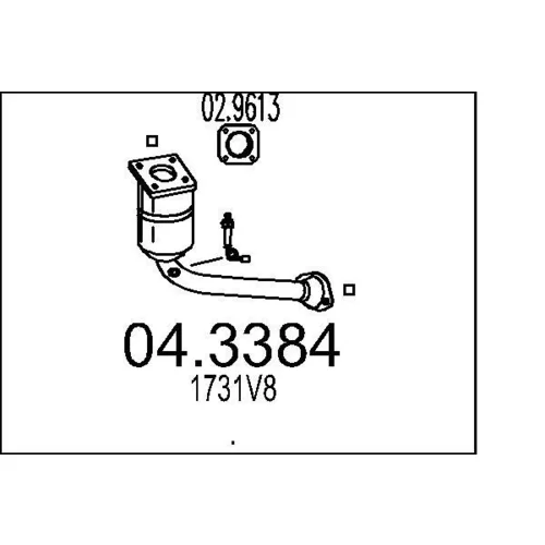 Katalyzátor MTS 04.3384