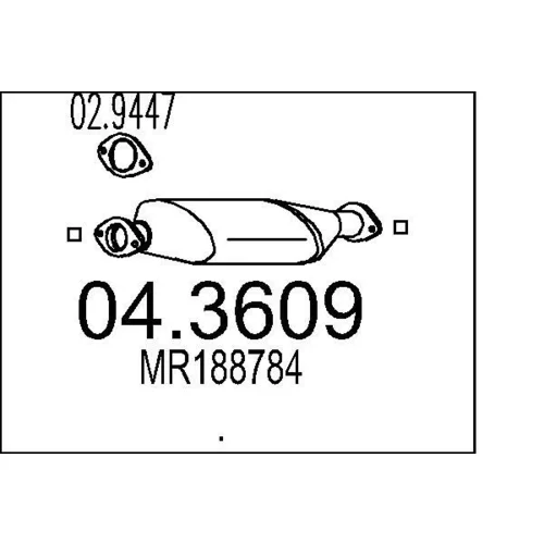 Katalyzátor MTS 04.3609