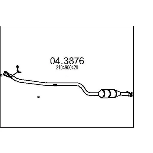 Katalyzátor MTS 04.3876