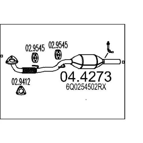 Katalyzátor MTS 04.4273