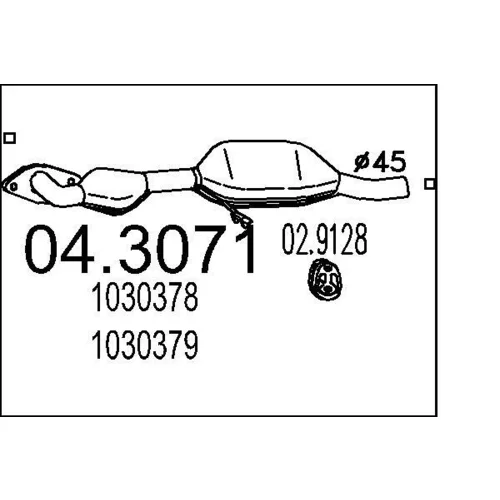 Katalyzátor MTS 04.3071