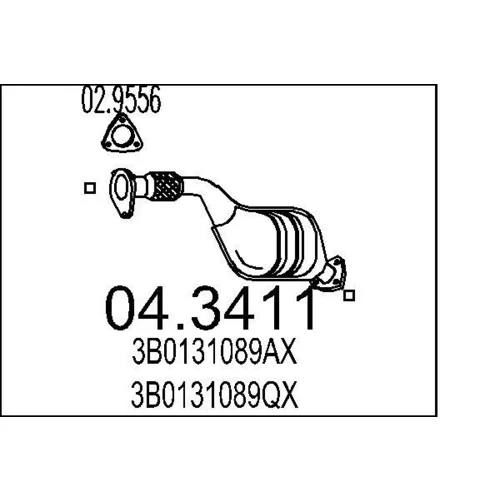 Katalyzátor MTS 04.3411