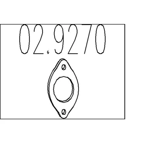 Tesnenie výfukovej trubky MTS 02.9270