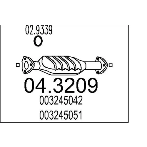 Katalyzátor MTS 04.3209