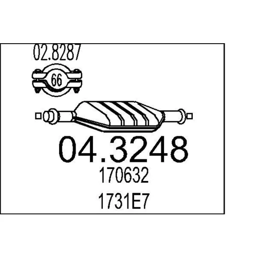 Katalyzátor MTS 04.3248