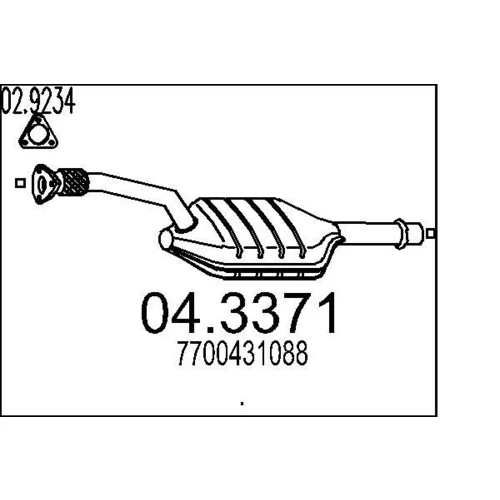 Katalyzátor MTS 04.3371