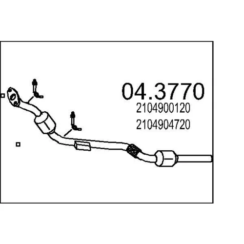 Katalyzátor MTS 04.3770