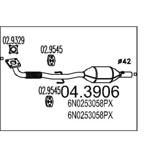 Katalyzátor MTS 04.3906