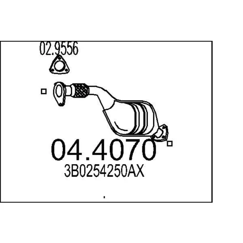 Katalyzátor MTS 04.4070