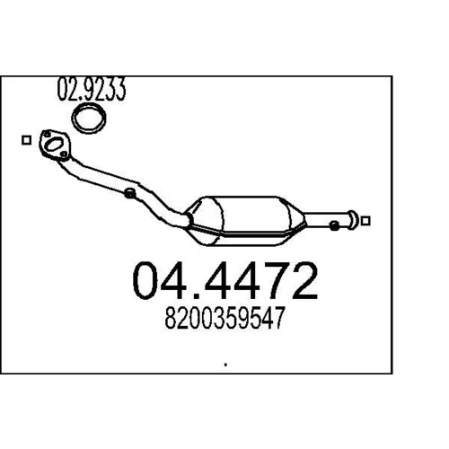 Katalyzátor 04.4472 /MTS/