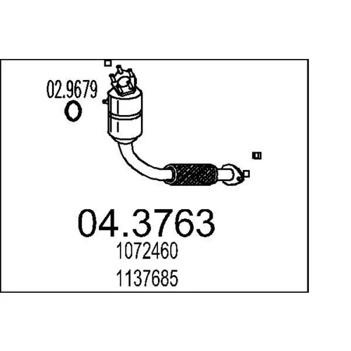 Katalyzátor MTS 04.3763